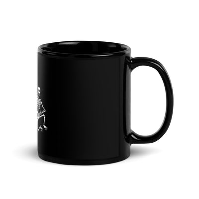 Boo-tiful and Bionic Black Glossy Mug