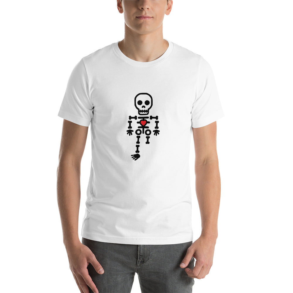 Unisex t-shirt skeleton