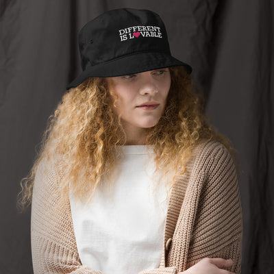 Different is Lovable Organic bucket hat