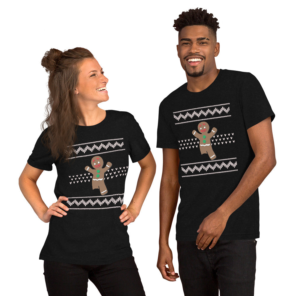 Unisex Amputee Right Gingerbread t-shirt