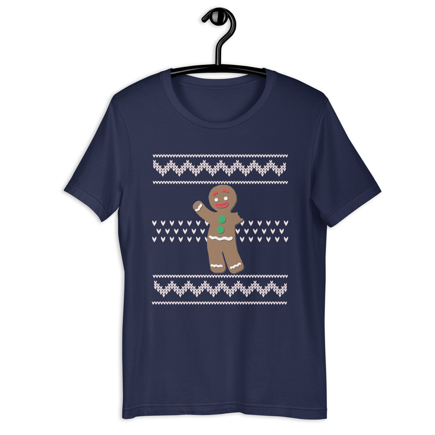 Unisex Left arm gingerbread t-shirt