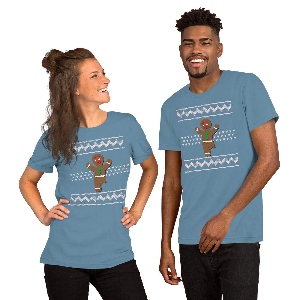 Unisex Amputee Left Gingerbread t-shirt